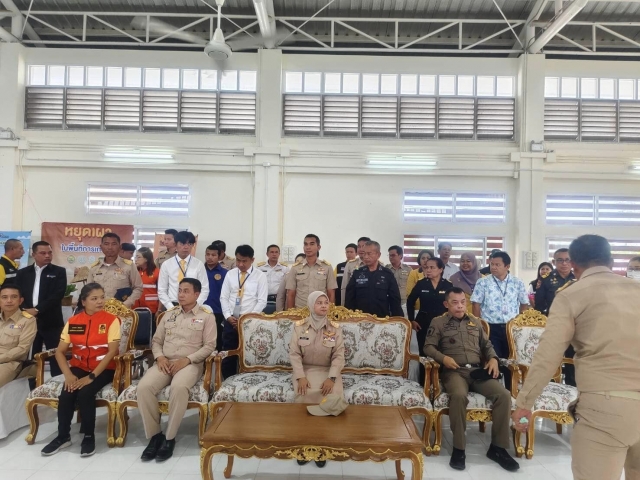 ร่วมพิธีเปิดจุดบริการประชาชนเพื่อป้องกันและลดอุบัติเหตุทางถนนช่วงเทศกาลสงกรานต์ ประจำปี พ.ศ.2567